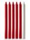 15" x 1 1/8" Advent Candle Set - Red & White