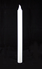 15" x 1 1/8" White Advent Candle Plain - Single