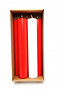 Red & White Advent Candles (2