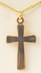 Pendant - Cross - Large / Gold plated - 1.9 cm x 2.9cm