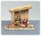 Wooden Nativity Set with 6 polyresin figures - Supplied in units of 4 - 12cm