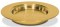 Stacking Bread Plate - Stainless Steel Brasstone Finish. 26cm diam. Not compatible with Artistic aluminium trays