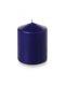 4" x 3" Purple Pillar - Pack of 6