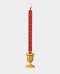 28cm Stable Advent Candle (Red with gold print) - Single