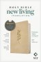NLT Premium Value Compact Bible, Filament Enabled (LeatherLike, Ivory Vine)