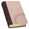KJV Espresso and Pink Faux Leather Giant Print King James Version Bible with Thumb Index
