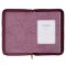 KJV Bible Compact Faux Leather, Merlot w/zipper