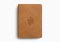 ESV Large Print Personal Size Bible, Red Letter, Thumb Indexed (TruTone, Nubuck Caramel, Wildflower Design)