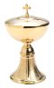 Gold Plated Ciborium H 20.5 cm