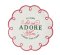 Plate-Let Us Adore Him-Scalloped Edge (9" Dia)