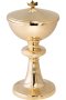 Ciborium gold plated H 23 cm