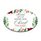 O Come Let Us Adore Him - Oval Fridge Magnet