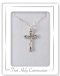 Communion Sterling Silver Crucifix Necklet