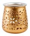 Gold Aluminium Incense Burner H 11 cm