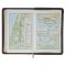 Crown of Thorns Two-tone Brown Faux Leather King James Version Deluxe Gift Bible with Thumb Index and Zipper Closure