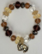Footprints Beaded Bracelet