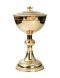 Golden Plated Ciborium H 28 cm