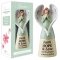 5" Faith, Hope & Love Resin Message Angel