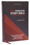 NKJV Foundation Study Bible, Wide-Margin, Black Hardcover, Red Letter