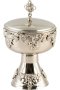 Nickel Plated Ciborium with Gold Plated Inside H 20 cm