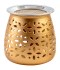 Gold Aluminium Incense Burner H 8 cm
