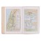 Whisper Pink Floral Faux Leather Large Print Thinline King James with Thumb Index