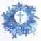 God Answers Prayers Blue Pocket Cross - Pack of 1000
