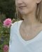 Pink Swarovski Crystal Cross Pendant With White Crystal Centre