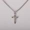 18" Sterling Silver Crucifix Necklace