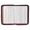 KJV Bible Compact Faux Leather, Merlot w/zipper