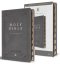 KJV Holy Bible, Giant Print Thinline Large Format, Gray Premium Imitation Leather with Ribbon Marker, Red Letter, and Thumb Index