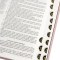 Lsb, Handy Size, Inside Column Reference, Paste-Down Pink Faux Leather Hope Blooms, Red Letter