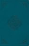 ESV Thinline Bible, Red Letter (TruTone, Deep Teal, Rotunda Design)