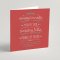 Wonderful Counsellor Red Christmas Cards - 10 Pack