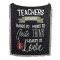 Teachers Encourage Hands, Minds & Hearts Tapestry 150 x 132cm