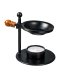 Black Steel Incense Burner H 8.5 cm