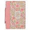 Bible Cover Fashion Coral Floral Those Who Trust In The Lord Isa. 40:31