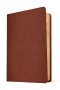 NLT Super Giant Print Bible, Filament Enabled (Genuine Leather, Brown, Red Letter)
