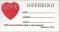 Offering Envelope: Love Offering (Package of 100)