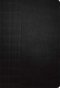 NLT Large Print Thinline Reference Bible, Filament Enabled (LeatherLike, Cross Grip Black, Indexed, Red Letter)