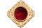 Gold Plated Pocket Reliquary D 6 cm
