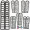 Summer Stained Glass Effect Colour-In Bookmark Kits (10 Pack)