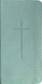 NLT Pocket Thinline New Testament with Psalms and Proverbs (LeatherLike, Teal Cross)