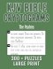 KJV Bible Cryptograms Large Print: The Psalms
