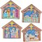 Nativity Colour-In Window Decorations - Pack of 16
