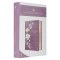 NLT Plum Floral Faux Leather Spiritual Growth Bible
