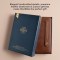 CSB Personal Size Bible, Holman Handcrafted Collection, Zipper Closure, Marbled Tan Premium Calfskin