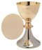 BiColour Chalice with Gold Plated Paten H 20 cm