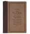 The Plans Cocoa Brown and Taupe Faux Leather Executive Padfolio - Jeremiah 29:11