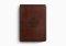 ESV Large Print Compact Bible, Red Letter (TruTone, Brown, Mosaic Cross Design)